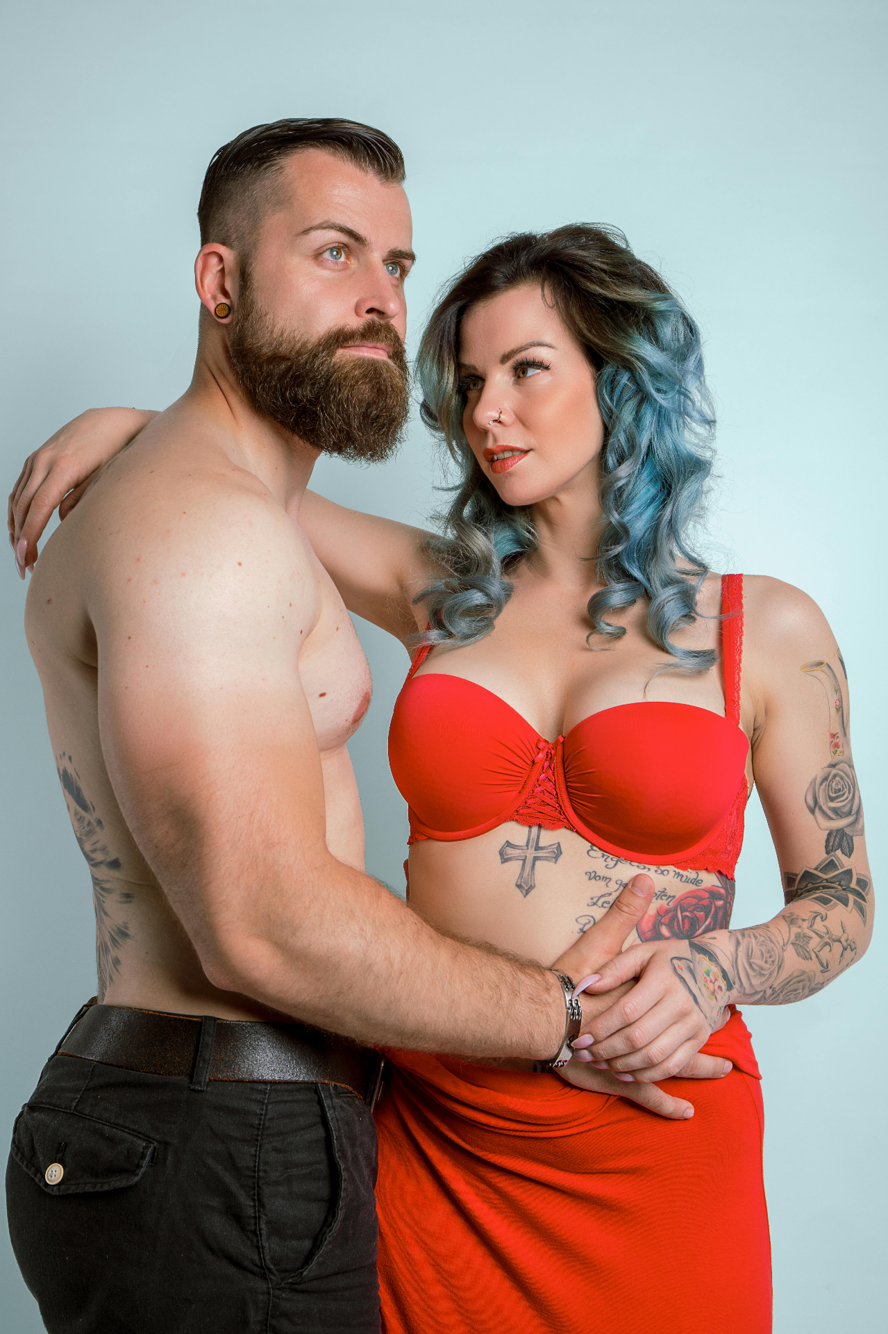 Confident couple